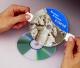 30 étiquettes CD maxi couvrantes Jet d'encre blanches, diam. 117 mm (15 feuilles / cdt),image 3